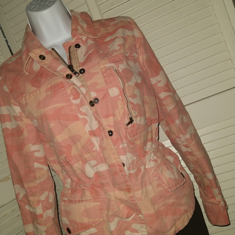 Orange Camo Gap Jacket with liner!